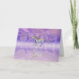 Encouragement Card, Unicorn chase your dream Card