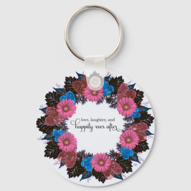 Encouragement Enlightenment Comfort Hope Key Ring (Front)