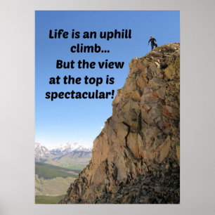 Encouragement for life's challenges  poster