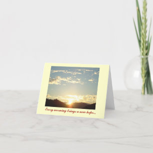 Encouragement  greeting card