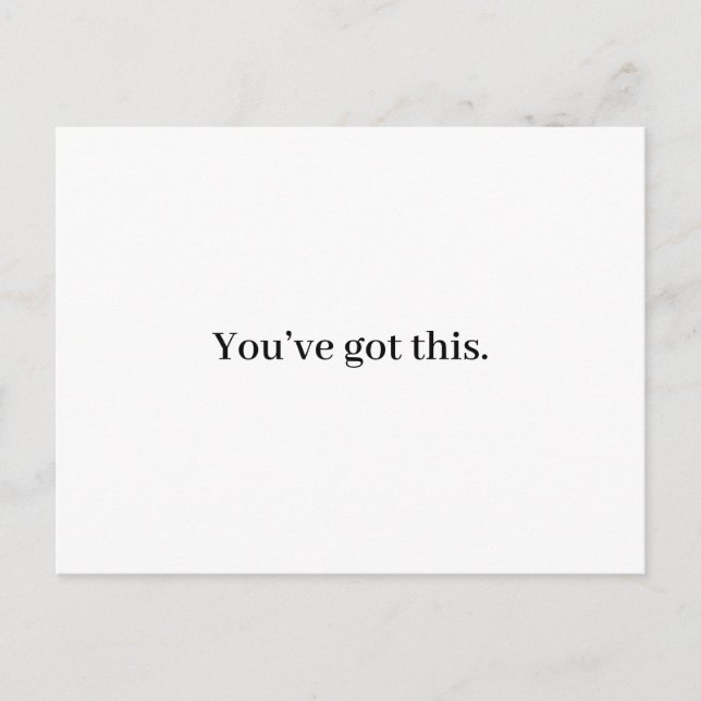 Encouragement Greeting Card (Front)