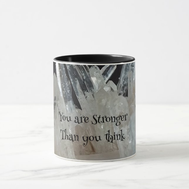 Encouragement Inspirational Strength Quartz Mug (Center)