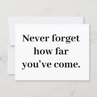 Encouragement Journey Card