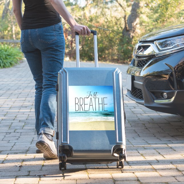 Encouragement Just Breathe Beach (Suitcase Insitu)