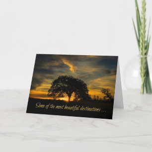 Encouragement Nature Paths with Oak Tree Card