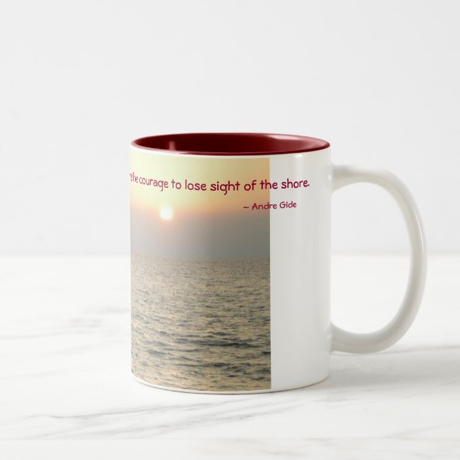 Encouragement or Congratulations Two-Tone Coffee Mug (Right)
