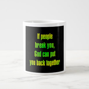 Encouragement Quote # 104 Large Coffee Mug