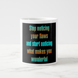 Encouragement Quote # 142 Large Coffee Mug
