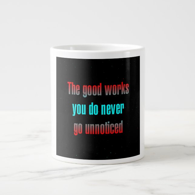 Encouragement Quote # 154 Large Coffee Mug (Front)