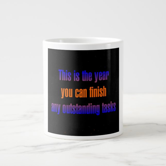 Encouragement Quote # 182 Large Coffee Mug (Front)