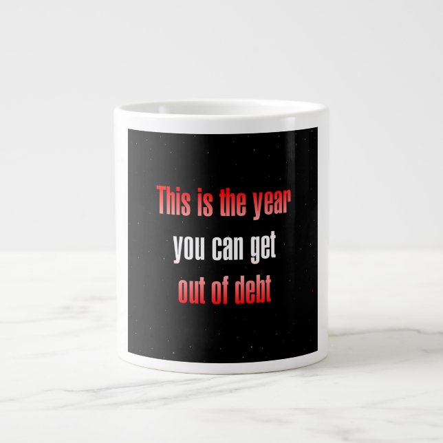 Encouragement Quote # 188 Large Coffee Mug (Front)
