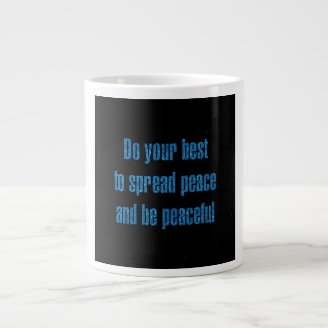 Encouragement Quote # 23 Large Coffee Mug (Front)