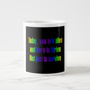 Encouragement Quote # 245 Large Coffee Mug