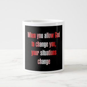 Encouragement Quote # 254 Large Coffee Mug
