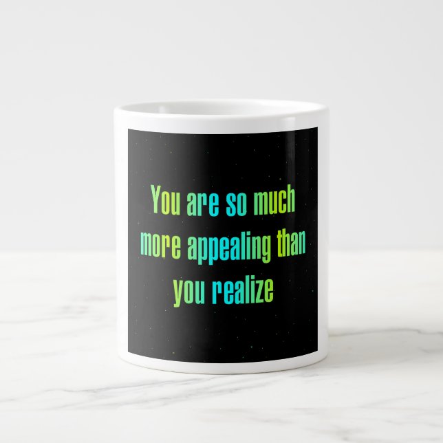 Encouragement Quote # 272 Large Coffee Mug (Front)