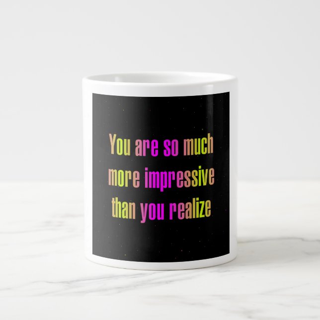 Encouragement Quote # 291 Large Coffee Mug (Front)