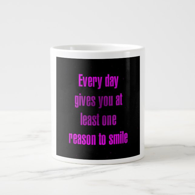 Encouragement Quote # 30 Large Coffee Mug (Front)