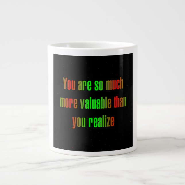 Encouragement Quote # 311 Large Coffee Mug (Front)