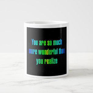 Encouragement Quote # 312 Large Coffee Mug
