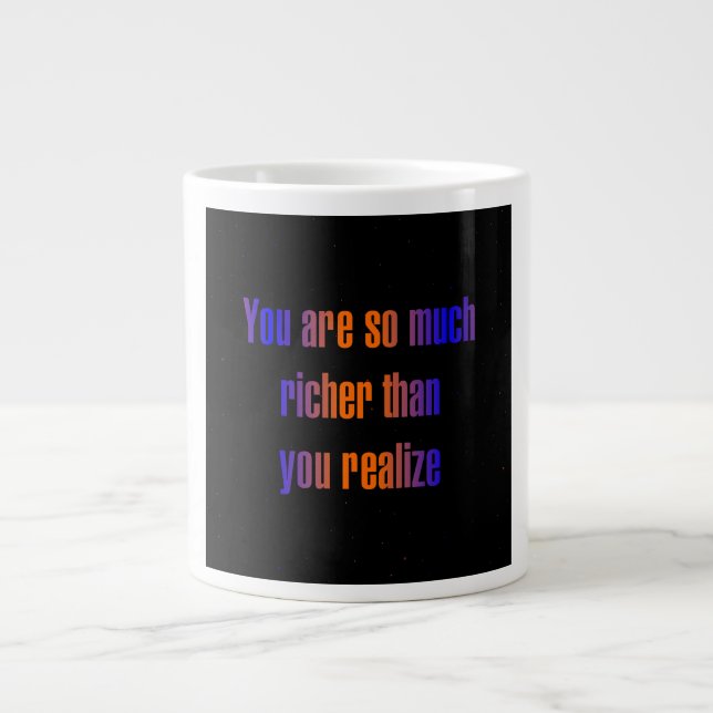 Encouragement Quote # 314 Large Coffee Mug (Front)