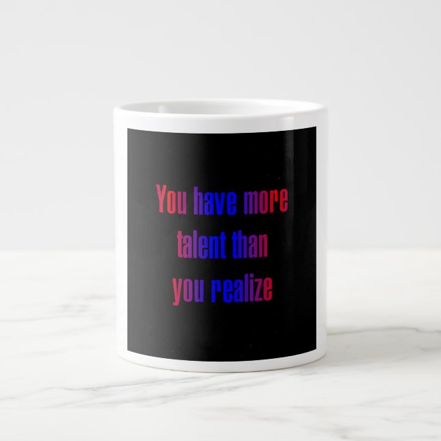 Encouragement Quote # 332 Large Coffee Mug (Front)