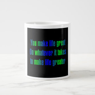 Encouragement Quote # 339 Large Coffee Mug