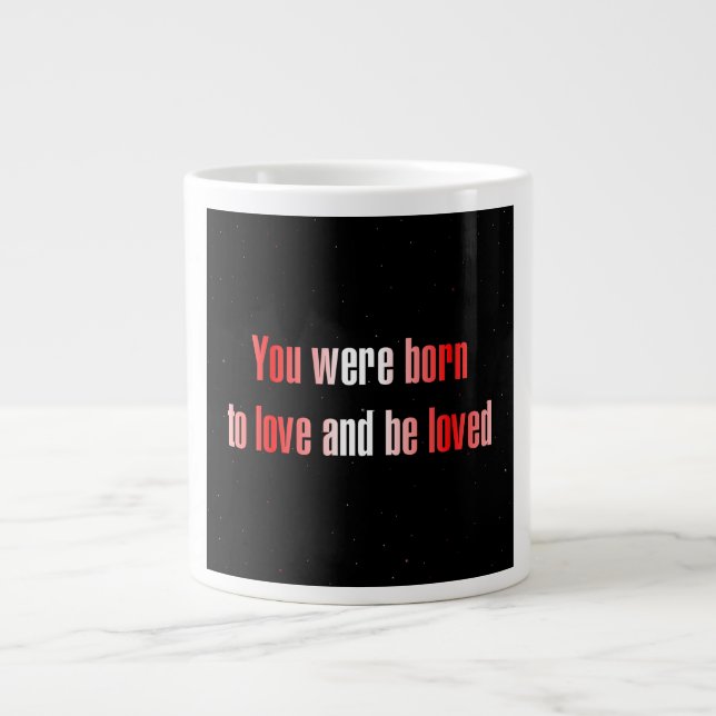 Encouragement Quote # 349 Large Coffee Mug (Front)