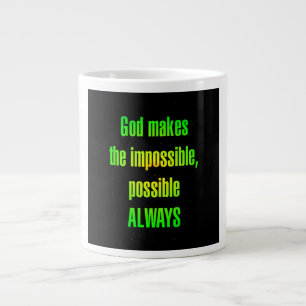 Encouragement Quote # 69 Large Coffee Mug