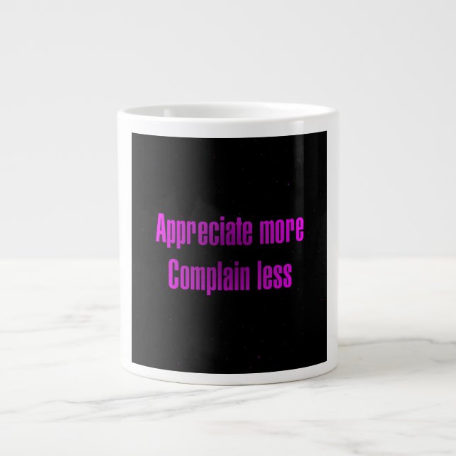 Encouragement Quote # 6 Large Coffee Mug (Front)