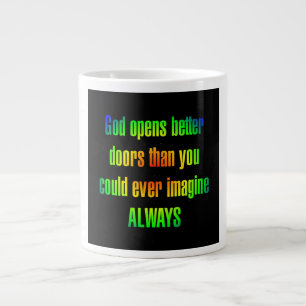 Encouragement Quote # 70 Large Coffee Mug