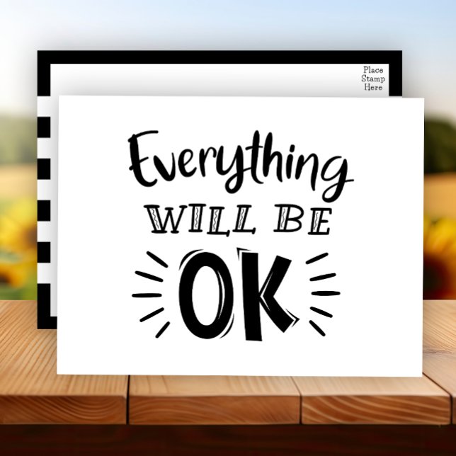 Encouragement, Thinking of You Friendship   Postcard (Creator Uploaded)