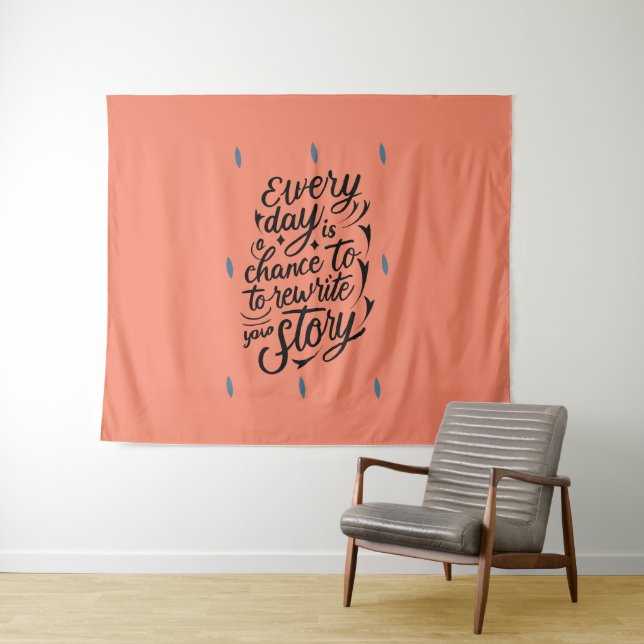 Encouraging Believe in Yourself Message Design Tapestry (In Situ (Horizontal))
