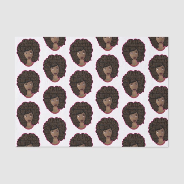 Encouraging Black Women, Natural Hair Tissue Paper (Front)