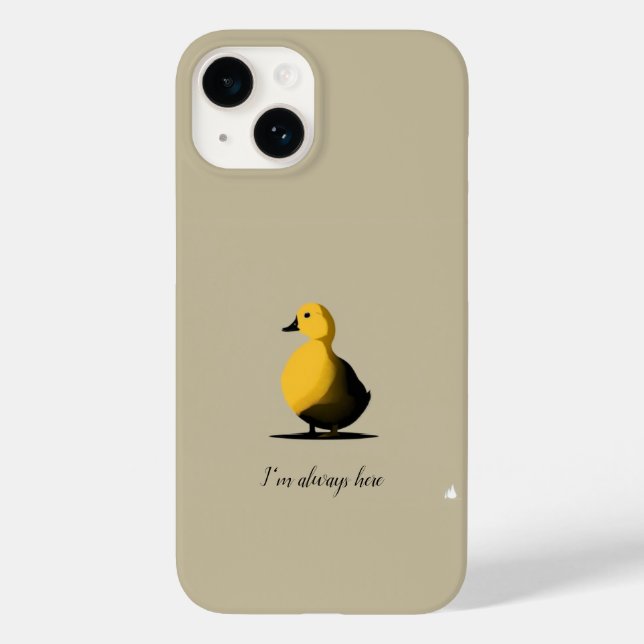 Encouraging Duck iPhone Case (Back)