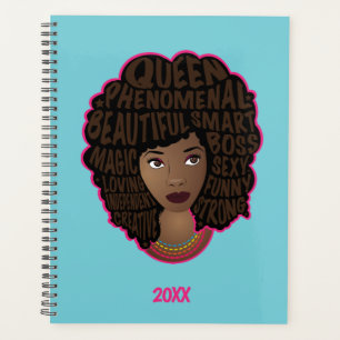 Encouraging Women   Natural Beauty, Blue Planner
