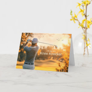 Encouragment for a Golfer Golf Sports Theme Card