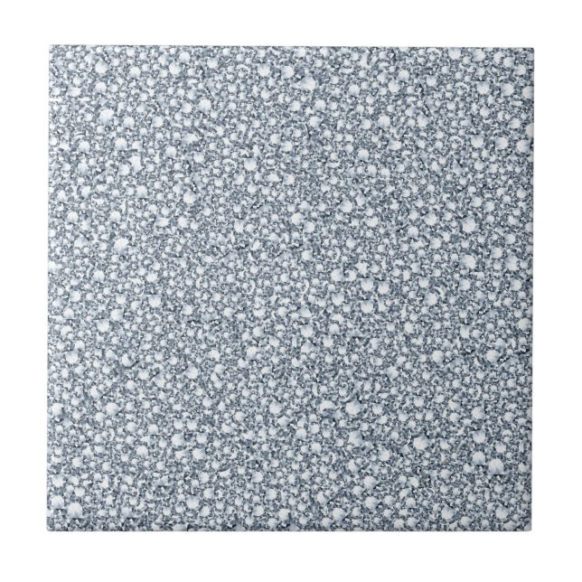 Encrusted Diamonds Look Glitter Patter Tile (Front)