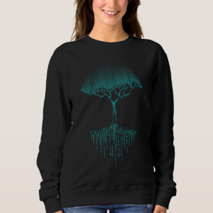 Encryption Tree  Hacker  Computer Nerd Programmer Sweatshirt