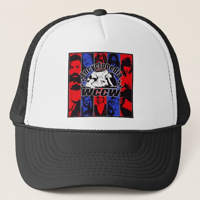 Encyclopaedia WCCW Trucker hat (Front)