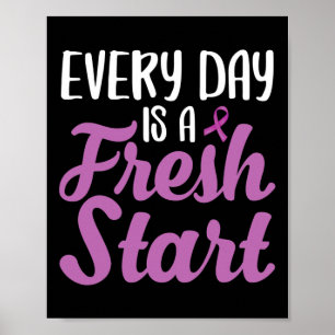End Addiction Every Day Is A Fresh Start  Poster