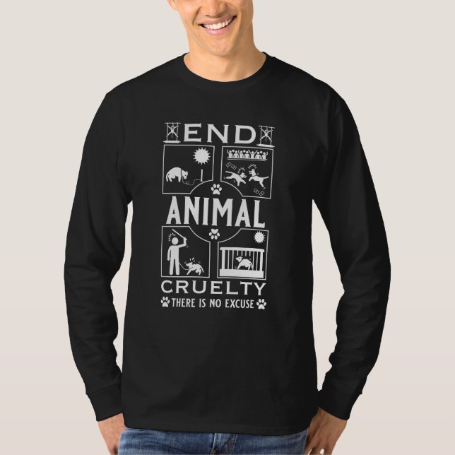End Animal Cruelty T-Shirt (Front)