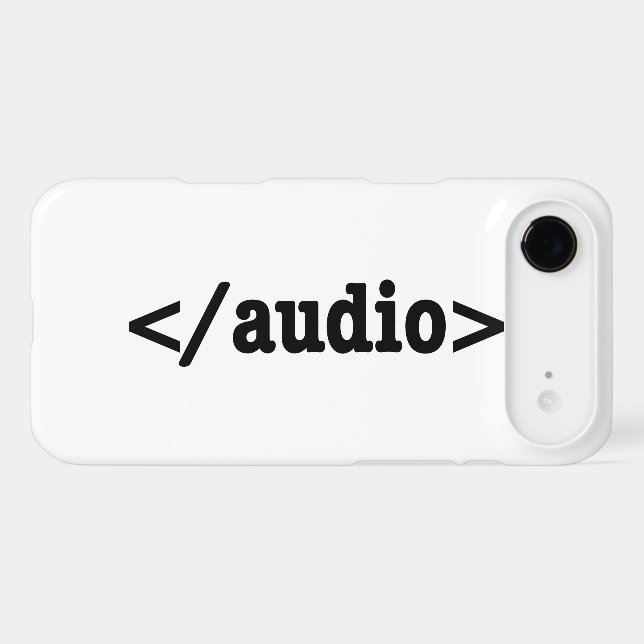 End Audio HTML5 Code (Back (Horizontal))