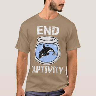 End Captivity Shirt - Free the Orca Whales  appare