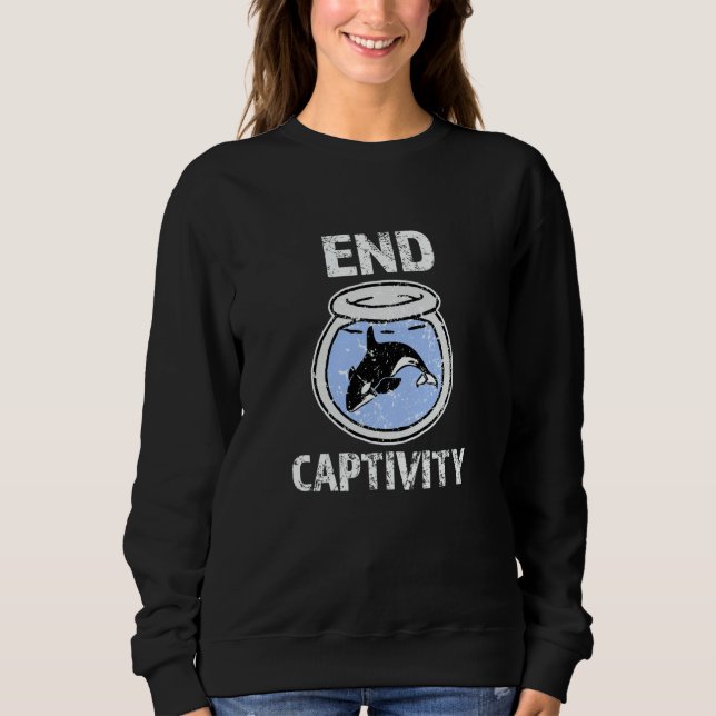 End Captivity Shirt Free the Orca Whales apparel (Front)