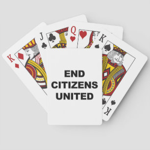 End Citizens United Playing Cards