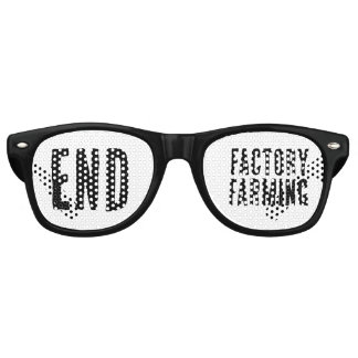 END FACTORY FARMING VEGAN SUNGLASSES