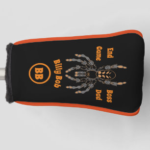 End Game Boss Dad Suntiger Tarantula Name Tag Golf Head Cover