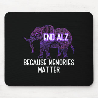 End Heimer Because Memories Problem Elephant Heime Mouse Pad