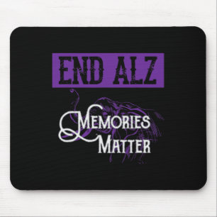 End Heimer - Cute Heimerheimer Awareness Graphic Mouse Pad