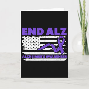 End Heimer Family Heimerheimer Awareness Matching  Card